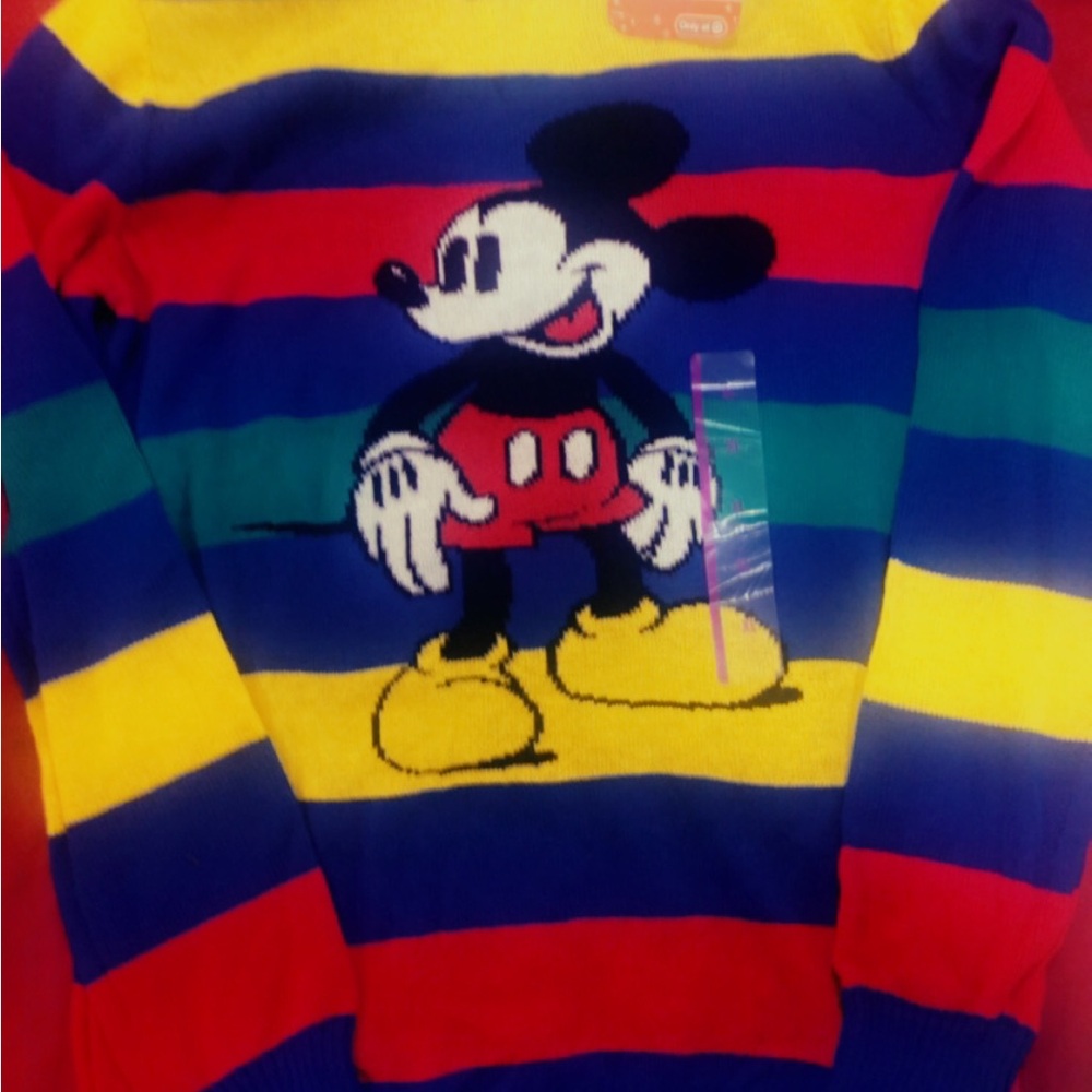Disney Blue and Yellow Sweater